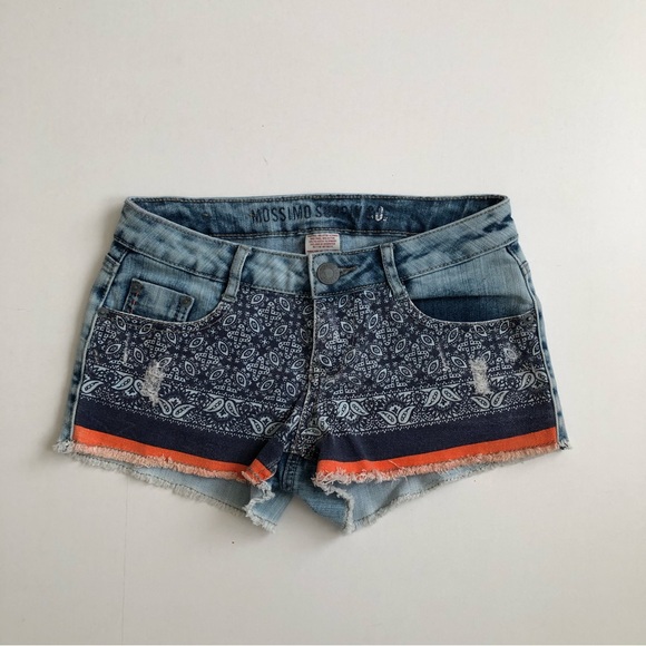 MOSSIMO Denim Short Shorts Size 25 - Picture 2 of 4